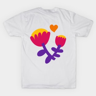 I Love Flowers T-Shirt